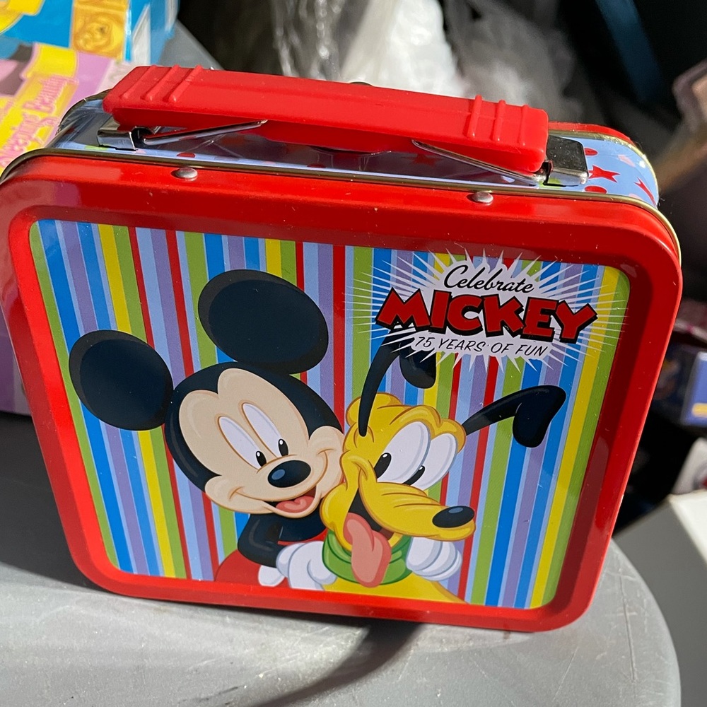 NWT Mickey celebrate 75 years Lunch Tin few years old